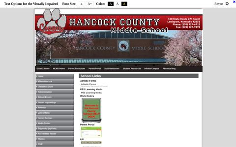 Parent Portal - Hancock County Schools