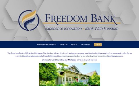Freedom Bank Mortgage Division - Home