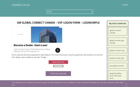 Gm Global Connect Canada - VSP Logon Form - LoginSimple ...