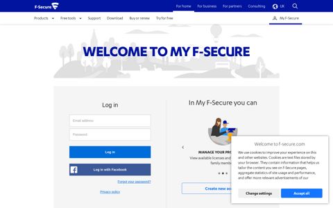 Log in to My F-Secure | F-Secure