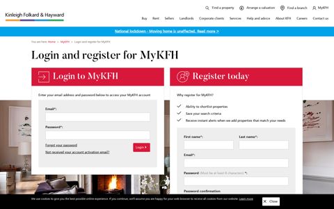 MyKFH - Login or Register for property alerts