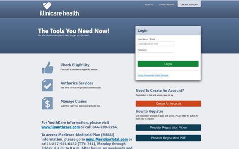 IlliniCare Health Plan Provider Tools