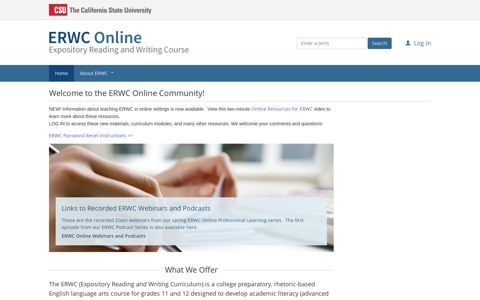 Welcome to the ERWC Online Community! | Expository ...