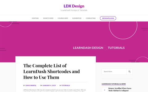 The Complete List of LearnDash Shortcodes and How to Use ...