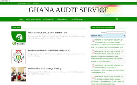 Ghana Audit Service | Official Website of the Audit Service