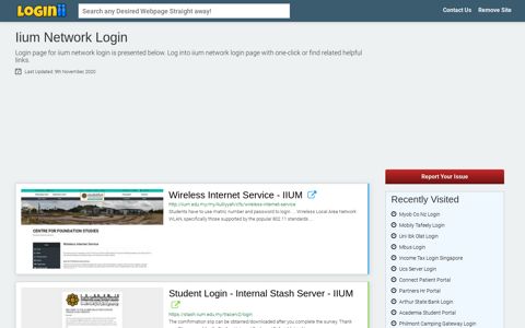 Iium Network Login - Loginii.com