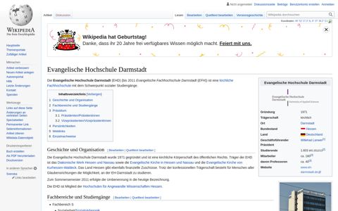 Evangelische Hochschule Darmstadt – Wikipedia