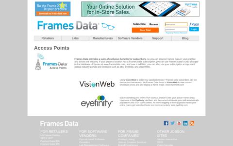 Frames Data Online