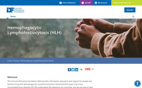 Hemophagocytic Lymphohistiocytosis (HLH) | Immune ...