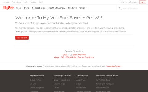 Welcome - Hy-Vee Fuel Saver + Perks