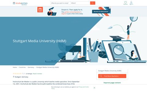 Stuttgart Media University (HdM) | University Info | 1 Bachelors ...