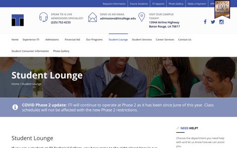 Student Lounge - ITI Technical College