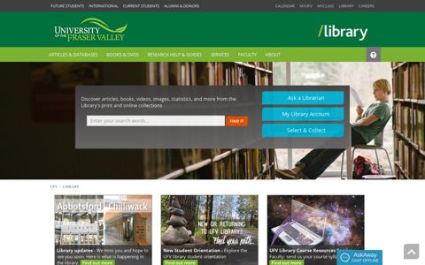 Library > Library > UFV.ca