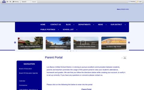 Parent Portal • Page - Los Banos Unified School District