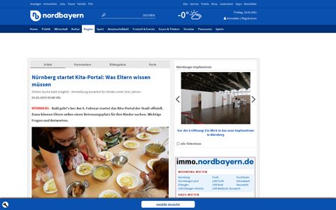 Nürnberg startet Kita-Portal: Was Eltern wissen müssen ...