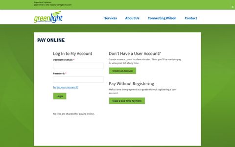 Greenlight Community Broadband - Pay Online