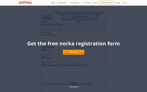 Norka Registration - Fill Online, Printable, Fillable, Blank ...