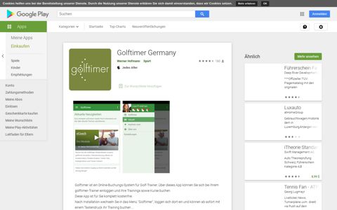 Golftimer Germany – Apps bei Google Play