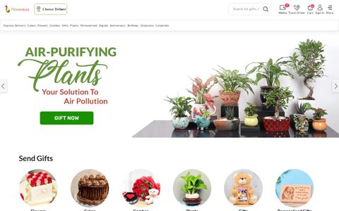 FlowerAura: Online Flower Delivery | Send Flowers & Cakes ...