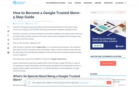 How to Become a Google Trusted Store- 5 Step Guide