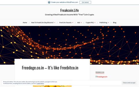 Freedoge.co.in – It's like Freebitco.in – Freakcoin.Life