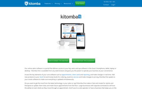 Kitomba One - Cloud-based Salon Software from Kitomba
