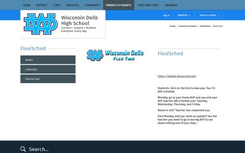 FlexiSched / FlexiSched - Wisconsin Dells School District
