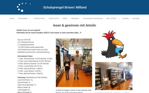 lesen & gewinnen – SSP Brixen Milland