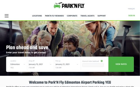 Edmonton Airport Parking YEG l Park'N Fly