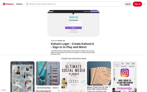Kahoot Login - Create.Kahoot.it - Sign in to Play and More ...