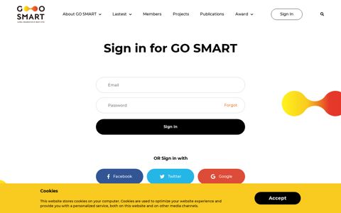 Sign in for GO SMART