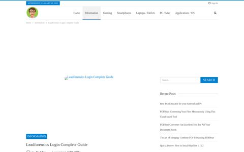 Leadforensics Login Complete Guide - MR Techi | Read ...