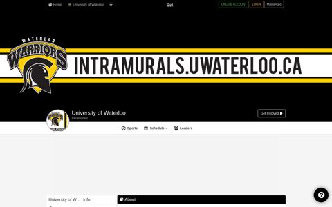 University of Waterloo | Intramural Home - IMLeagues