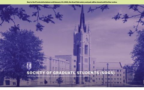 Society of Graduate Students (SOGS) – Your Graduate ...