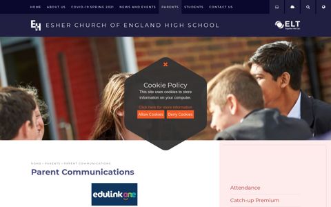 Parent Portal - Esher Church of England High School