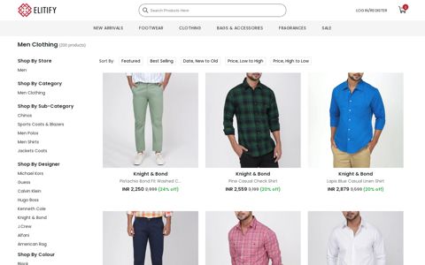 Shop Men Clothing- Top Most Luxury Brands Online In ... - Elitify