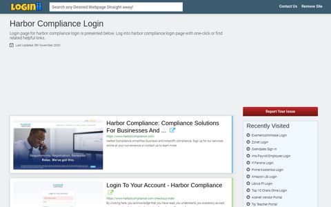 Harbor Compliance Login - Loginii.com