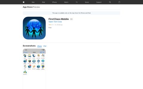 ‎FirstClass Mobile on the App Store