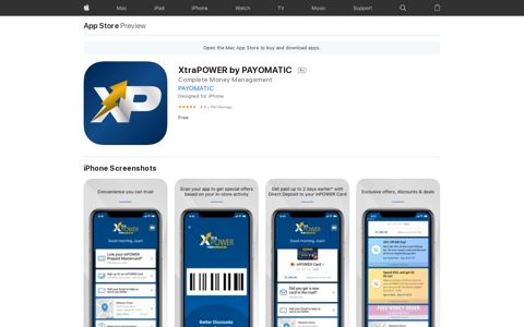 ‎XtraPOWER by PAYOMATIC on the App Store