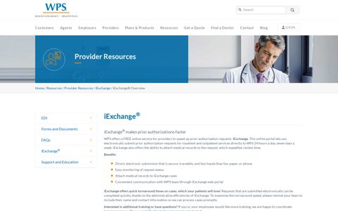 iExchange® Overview | WPS Health - WPS Health Insurance