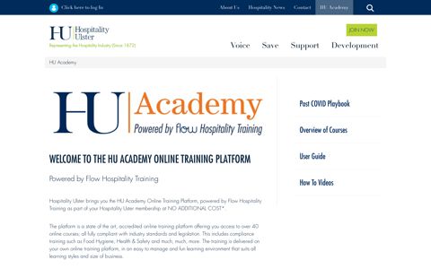 HU Academy | Hospitality Ulster