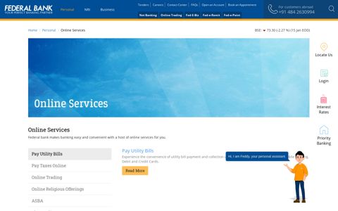 Federal Bank Online Services