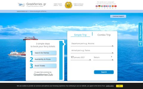 Greek Ferries to Greece - Italy Greece, Greece Ferry Tickets ...