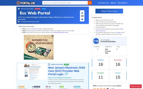 Ecc Web Portal