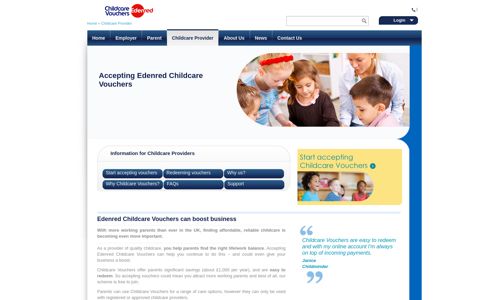 Childcare Provider - Childcare Vouchers