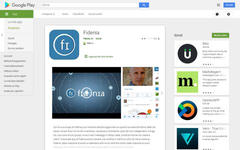 Fidenia - App su Google Play