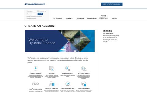 Desktop Registration - Step1 - Hyundai Motor Finance