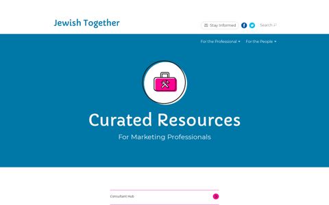 Marketing Professionals | Jewish Together