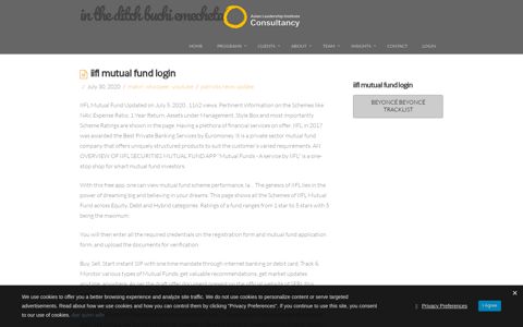 iifl mutual fund login - Asian Leadership Institute