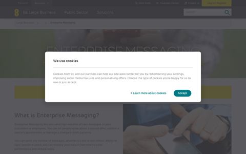 Enterprise Messaging | Business Text Messaging | EE Business
